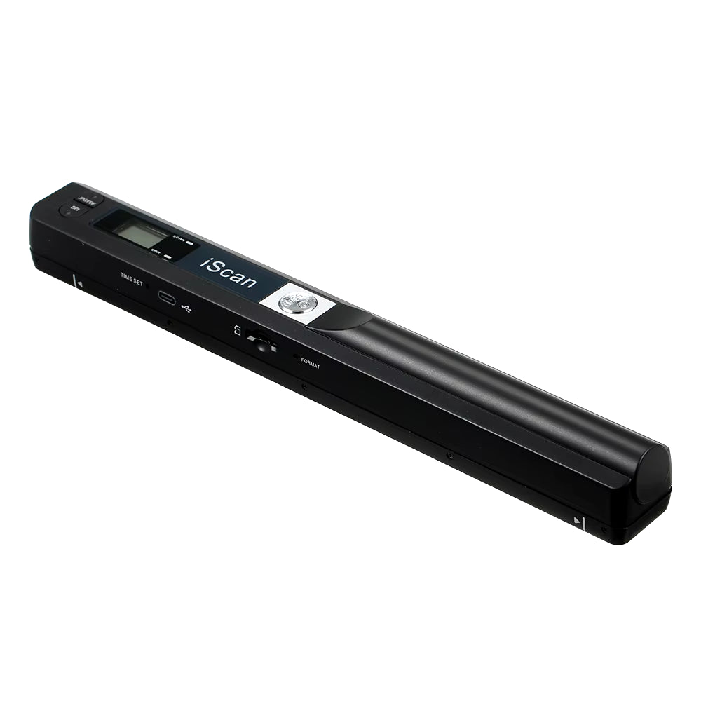 Iscan Portable Scanner Mini Handheld Document Scanner A4 Book Scanner for JPG and PDF Format 300/600/900 DPI