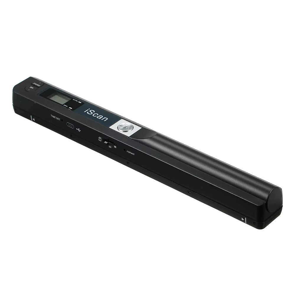 Iscan Portable Scanner Mini Handheld Document Scanner A4 Book Scanner for JPG and PDF Format 300/600/900 DPI